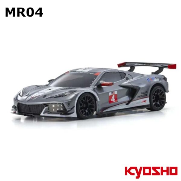 Corvette C8-R Gun Metal/White MR04 Mini-Z #K.32356GMW