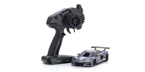 Corvette C8-R Gun Metal/White MR04 Mini-Z #K.32356GMW