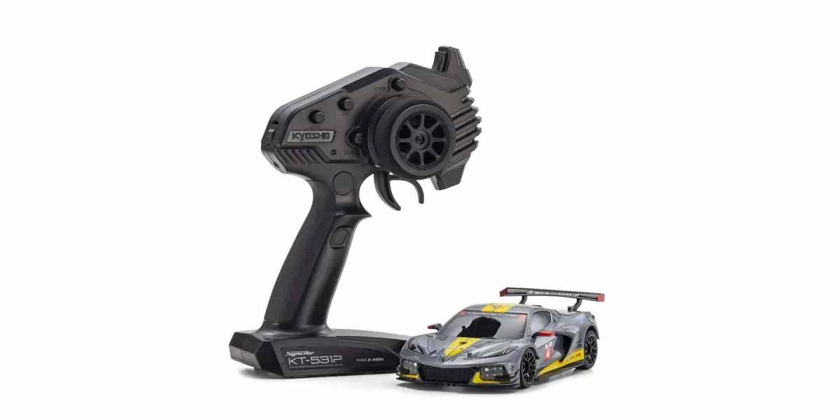 Kyosho Mini-Z Corvette C8-R Gun Metal Kyosho Mini-Z RWD MR-04 Chevrolet Corvette C8.R Readyset - Gunmetal - 32356GM 3 Kyosho Mini-Z RWD MR-04 Chevrolet Corvette C8.R Readyset - Gunmetal - 32356GM