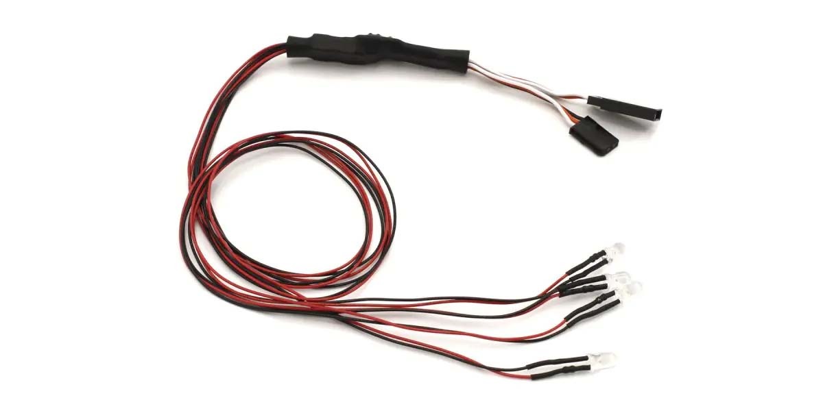 Led Light Set 5mm 400mm Red (4) #K.97054-4R-C 1 Led Light Set 5mm 400mm Red (4) #K.97054-4R-C