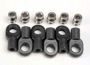 Rod Ends with Hollow Balls Short (6) - Traxxas TRX2742X