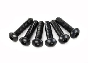 Screws M3x14mm Button Head (6 pcs) - Traxxas, #TRX2593