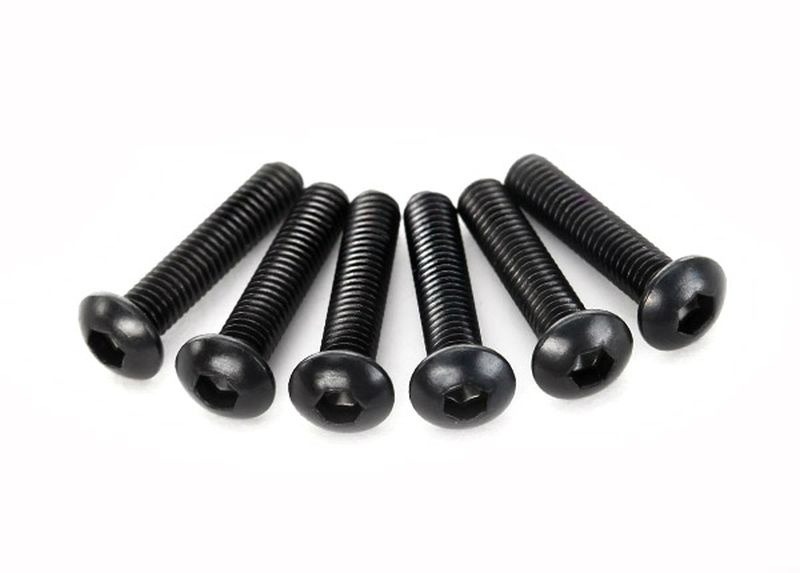 Poldid M3x14mm Kuulpeaga (6 tk) - Traxxas, #TRX2593 1 Screws M3x14mm Button Head (6 pcs) - Traxxas, #TRX2593