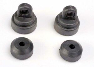 Shock Caps Black (2) - Traxxas TRX3767