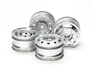Tamiya Wheels Truck Racing On Road Chrome Set #51588