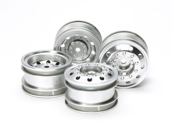 Tamiya Wheels Truck Racing On Road Chrome Set #51588
