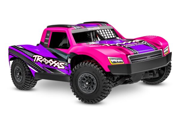 Pink RC Car Traxxas Mini Slash 4x4 BL-2S RTR remote control car Car in RC-Modelshop.com front right side