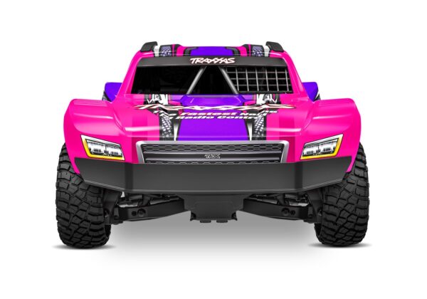 Pink RC Car Traxxas Mini Slash 4x4 BL-2S RTR remote control car Car in RC-Modelshop.com front view