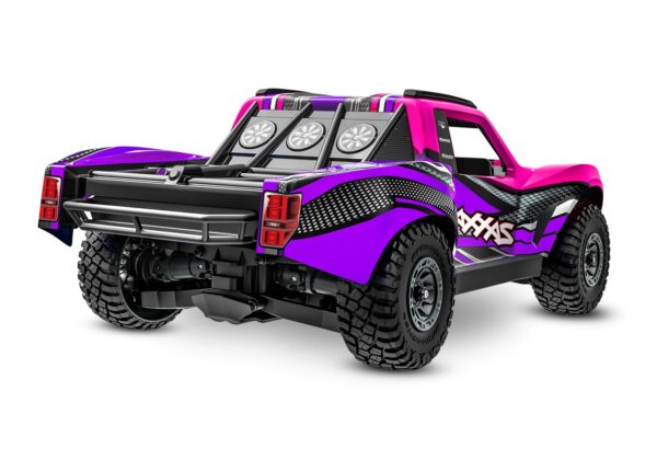 Pink RC Car Traxxas Mini Slash 4x4 BL-2S RTR remote control car Car in RC-Modelshop.com rear right side