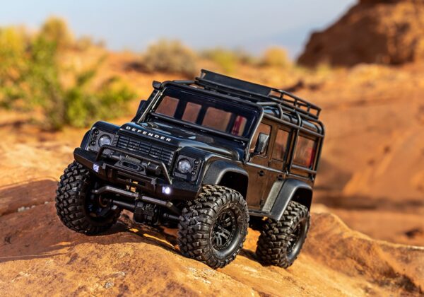 Traxxas TRX-4M LR Defender Black RC Mini Crawler #TRX97054-1-BLK