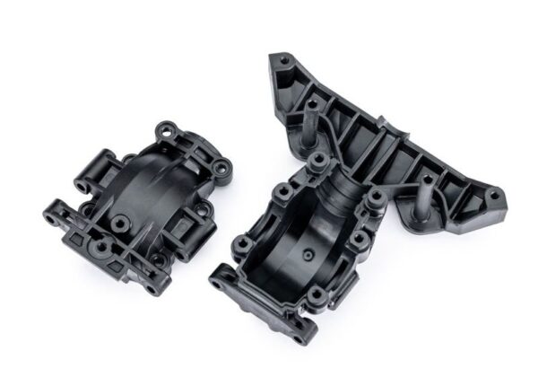 Traxxas Bulkhead Front Upper Lower Silver #TRX10728