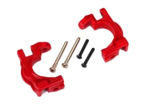 Traxxas C-Hub Caster blocks Ext HD (2) Red #TRX9032R