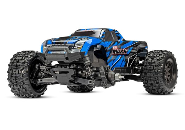 Traxxas Mini Maxx 4wd BL-2S BL HD 1/16 Monster Truck RTR Sinine
