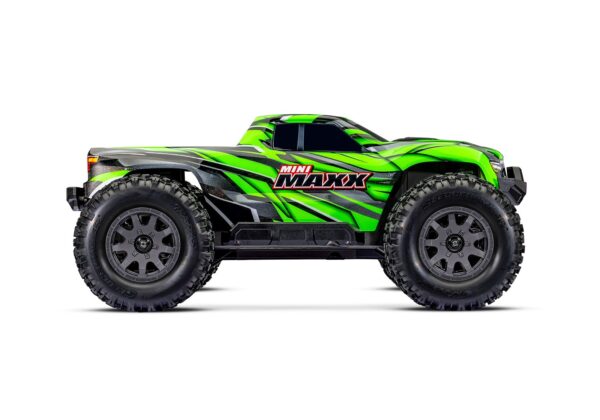 Traxxas Mini Maxx 4wd BL-2S BL HD 1/16 Monster Truck RTR Roheline