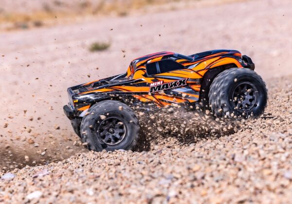 Traxxas Mini Maxx 4wd BL-2S BL HD 1/16 Monster Truck RTR Oranz