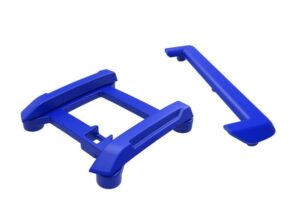 Traxxas Roof Skid Plate and Tailgate Protector Blue Mini-Maxx #TRX10717-BLUE