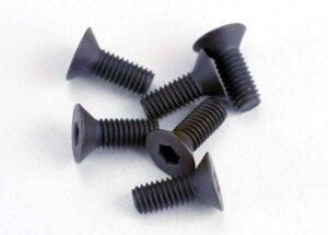 Traxxas Screws M3x8mm FH (6) #TRX2550