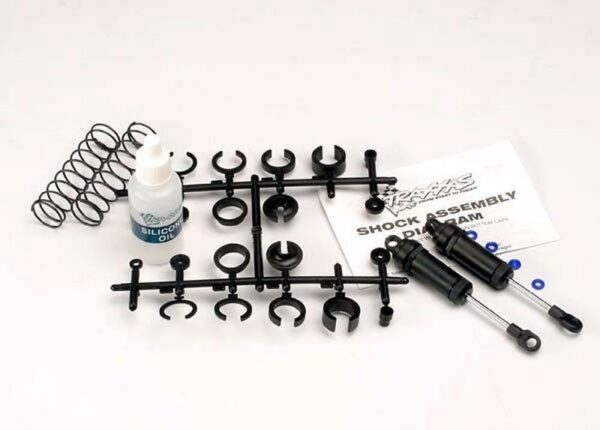 Traxxas Shock Set Long Front Black (2) #TRX3760
