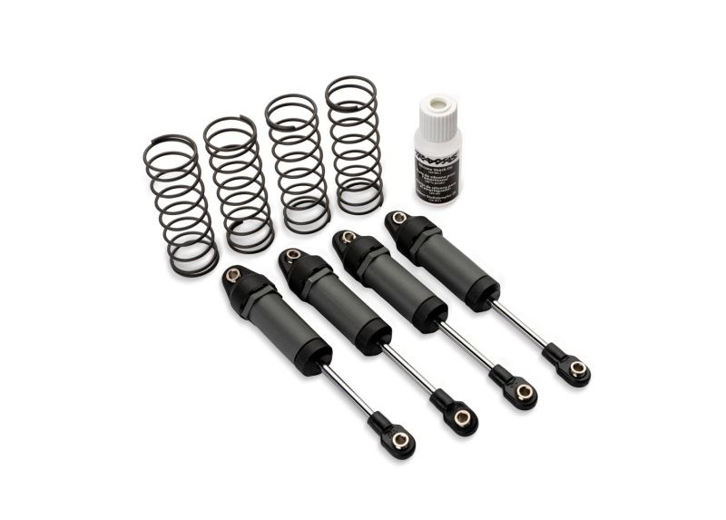 Traxxas Shock Set Long Gray (4) #TRX3760-GRAY 1 Traxxas Shock Set Long Gray (4) #TRX3760-GRAY
