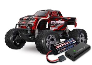 Traxxas Stampede 1/10 2wd Monster Truck Red w.battery