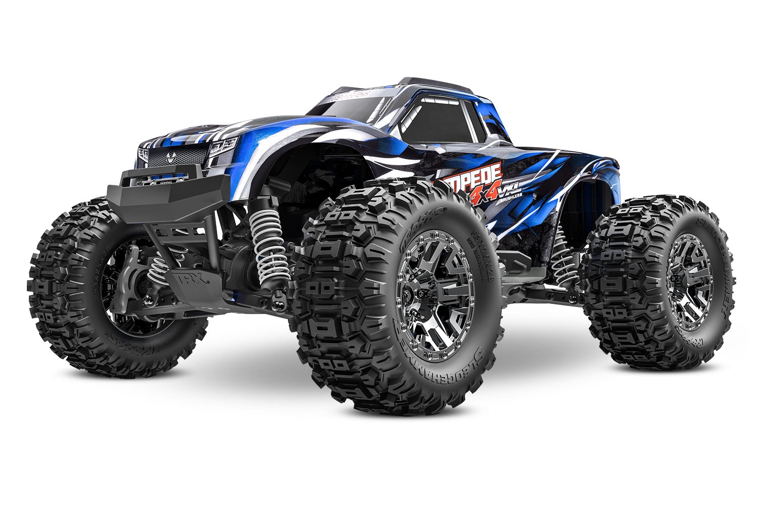 Traxxas Stampede 4x4 VXL Monster Truck BL RTR HD Blue 1 Traxxas Stampede 4x4 VXL Monster Truck BL RTR HD Blue