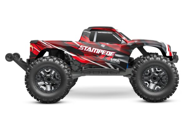 Traxxas Stampede 4x4 VXL Monster Truck Brushless RTR HD Punane