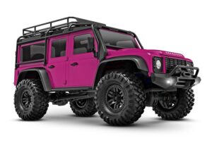 Traxxas TRX-4M 1:18 Land Rover Defender RTR mini-crawler - pink, 2S LiPo