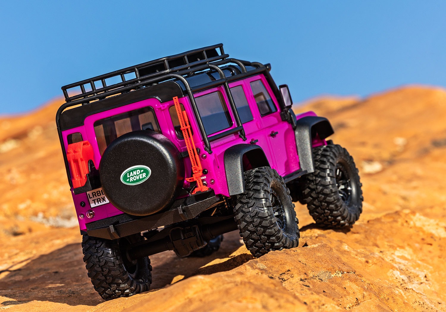 Roosa TRX-4M Traxxas TRX-4M 1:18 Land Rover Defender RTR mini-crawler – roosa, 2S LiPo 5 Traxxas TRX-4M 1:18 Land Rover Defender RTR mini-crawler – roosa, 2S LiPo