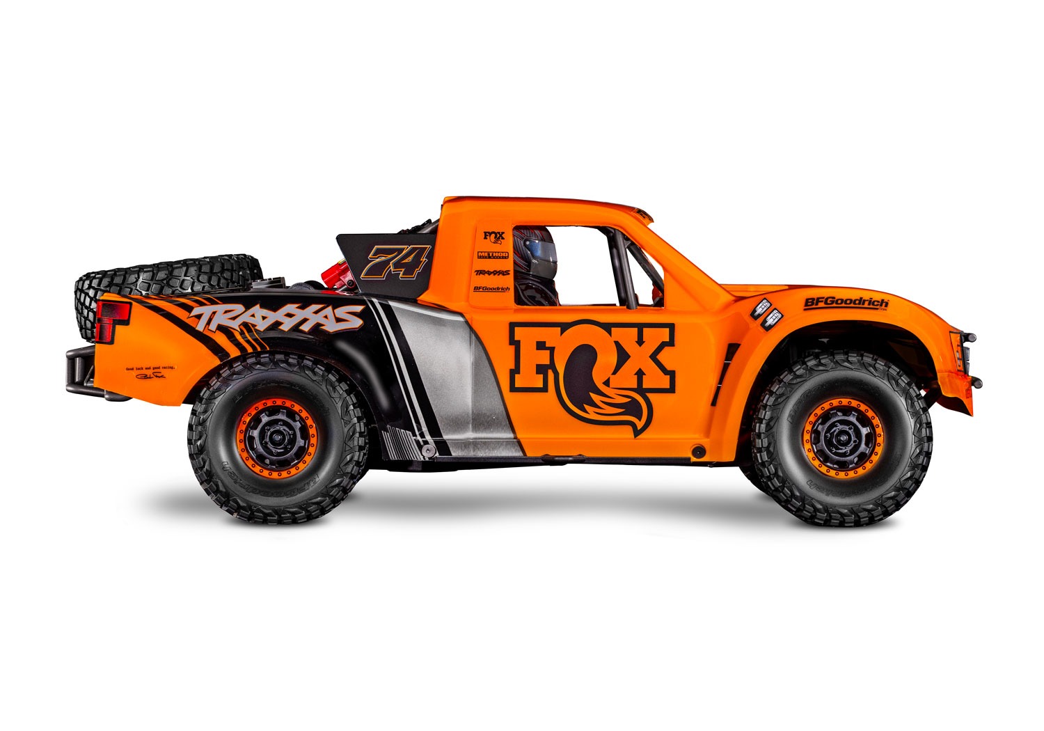 Traxxas UDR Unlimited Desert Racer - RTR 1:7 Short Course - Orange 3 Traxxas Unlimited Desert Racer (UDR) Orange RTR RC-Auto Seitenansicht
