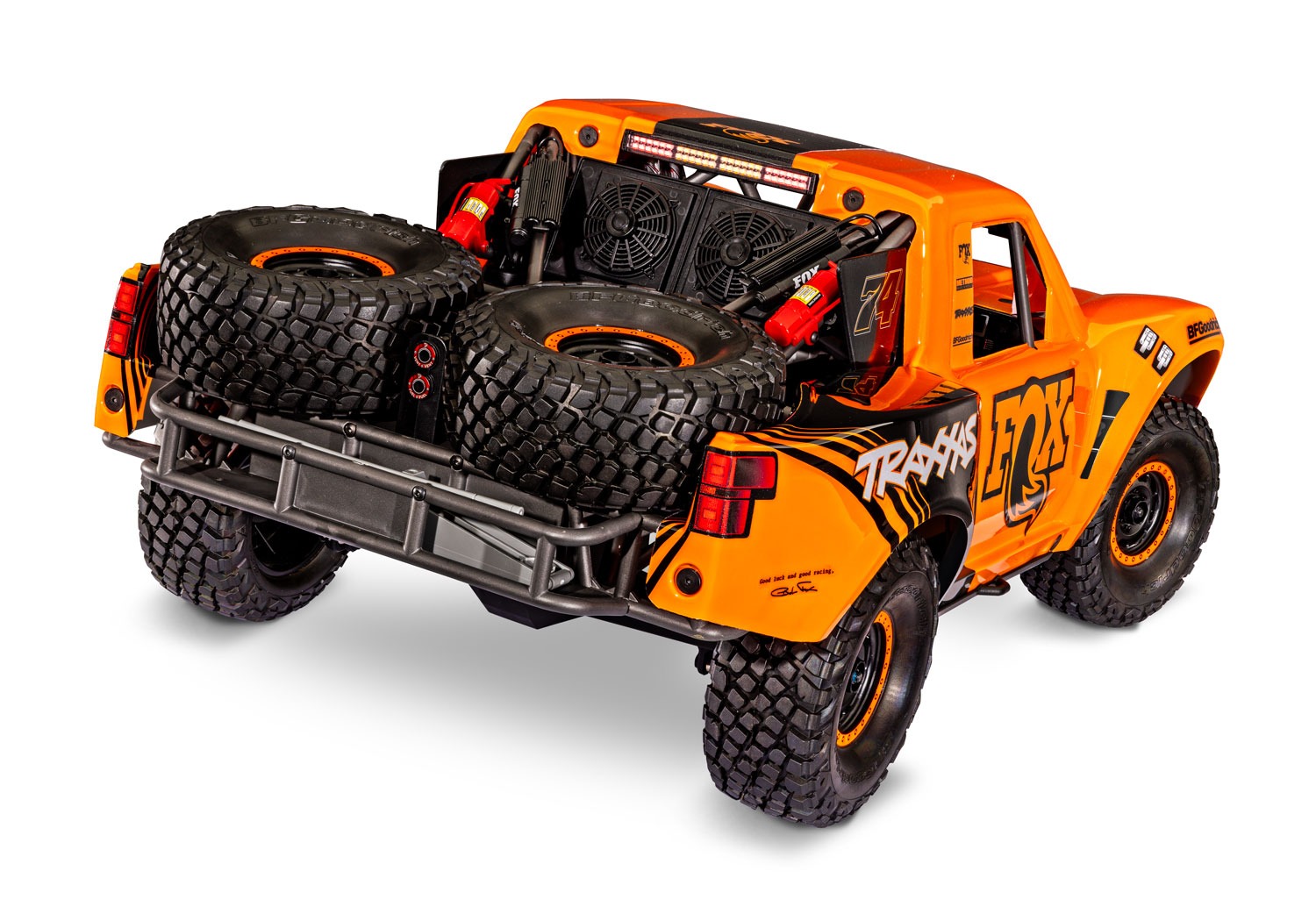 Traxxas UDR Unlimited Desert Racer - RTR 1:7 Short Course - Orange 2 Traxxas Unlimited Desert Racer (UDR) Orange RTR RC-Auto Rückansicht