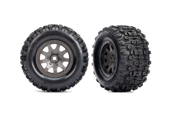 Traxxas Wheels Front Gray Mini XRT Sledgehammer (2) TRX10771-GRAY