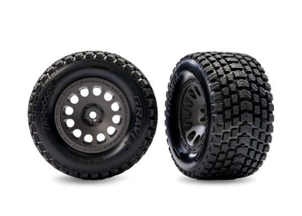 Traxxas Wheels Front Gray Mini XRT #TRX10772-GRAY