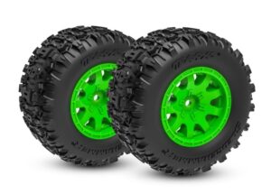 Traxxas Wheels Front Green Sledgehammer Tires #TRX10771-GRN