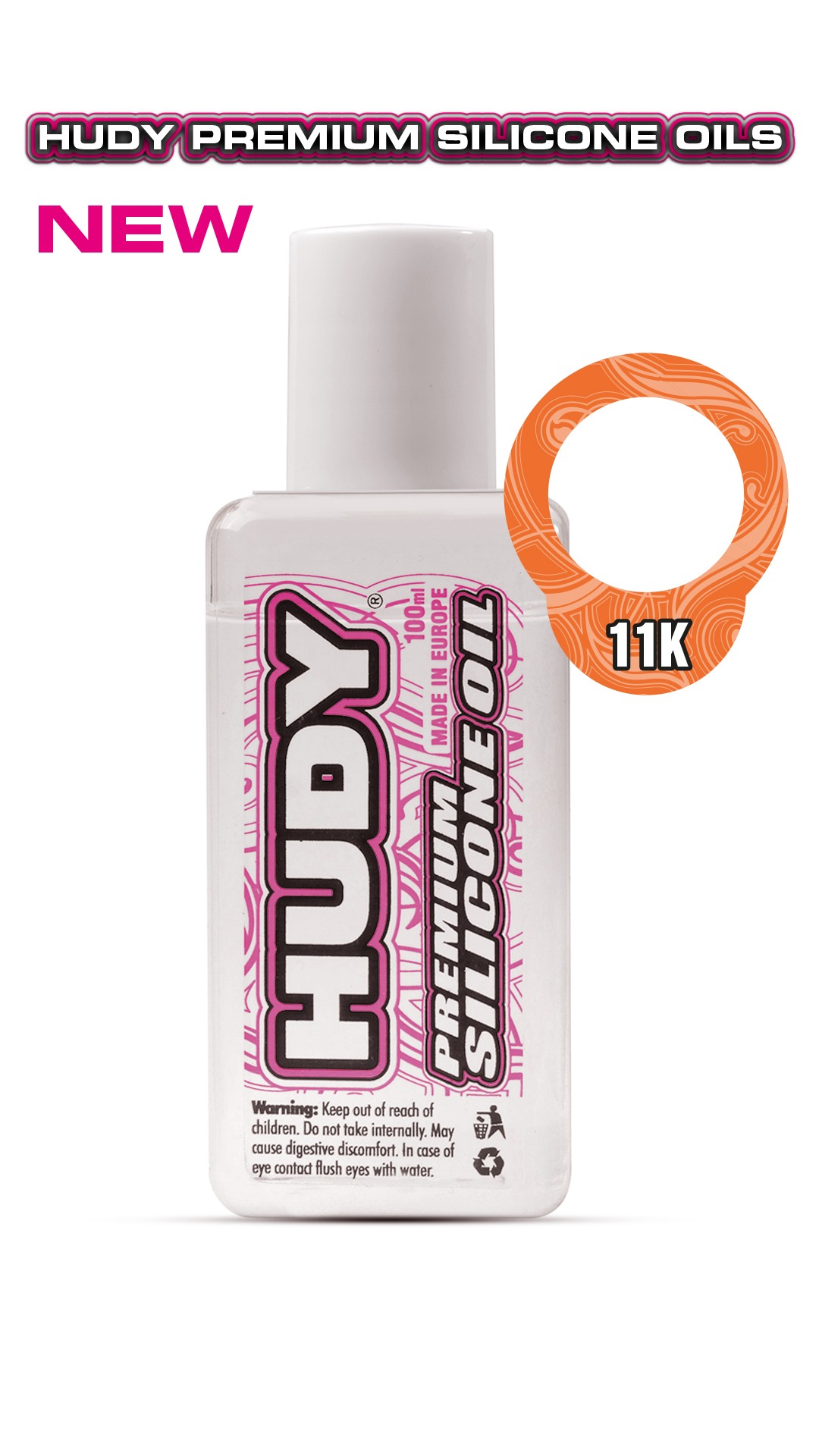Hudy 11.000cSt 100ml Diffriõli #106493 1 Hudy 11.000cSt 100ml Diff Oil #106493
