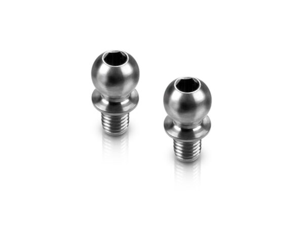Hudy Titanium Ball Stud D=4.9 / L=4 / S=3.5 / 2mm (2) #990004