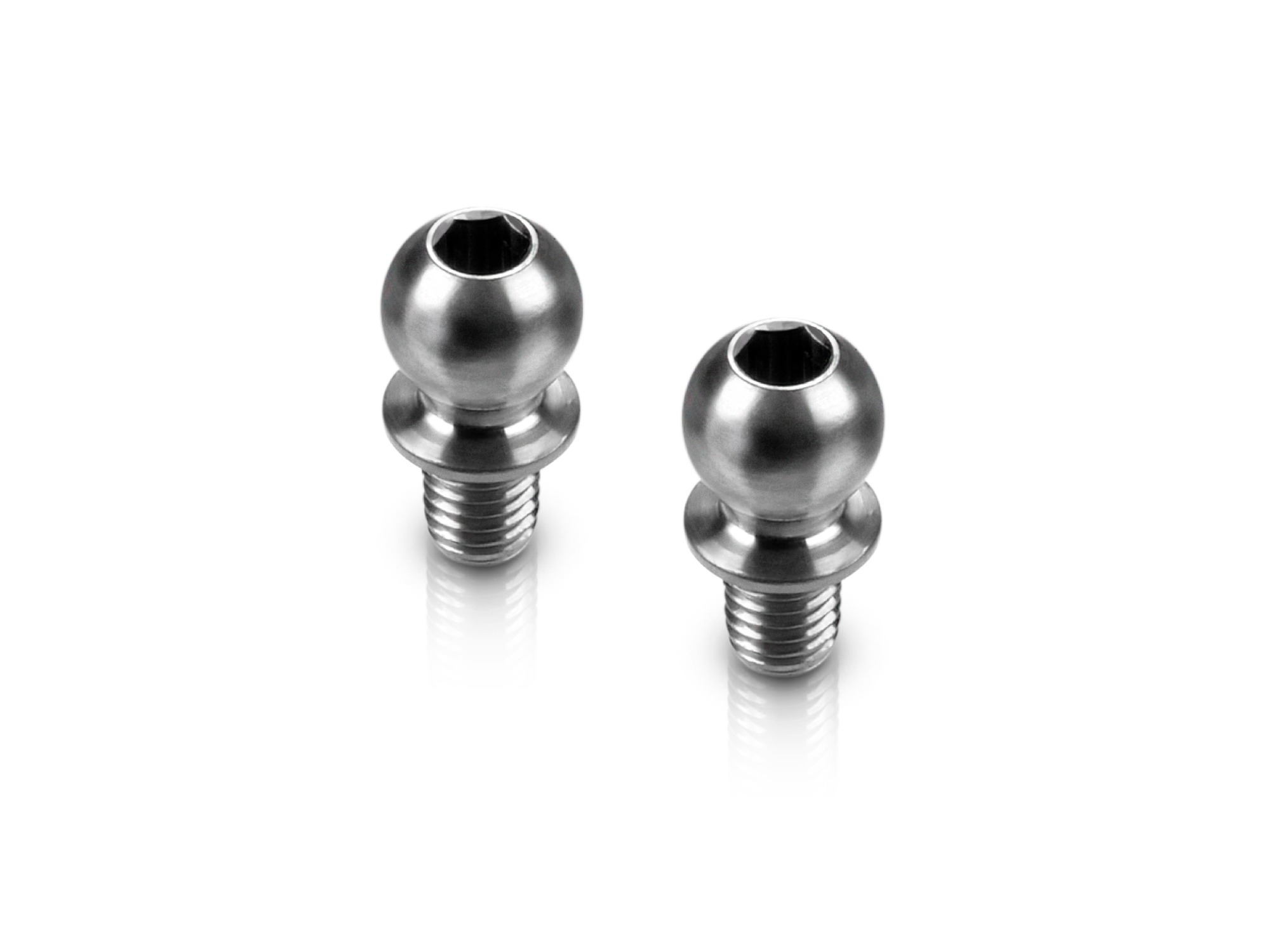 Hudy Titanium Ball Stud D=4.9 / L=4 / S=3.5 / 2mm (2) #990004 1 Hudy Titanium Ball Stud D=4.9 / L=4 / S=3.5 / 2mm (2) #990004