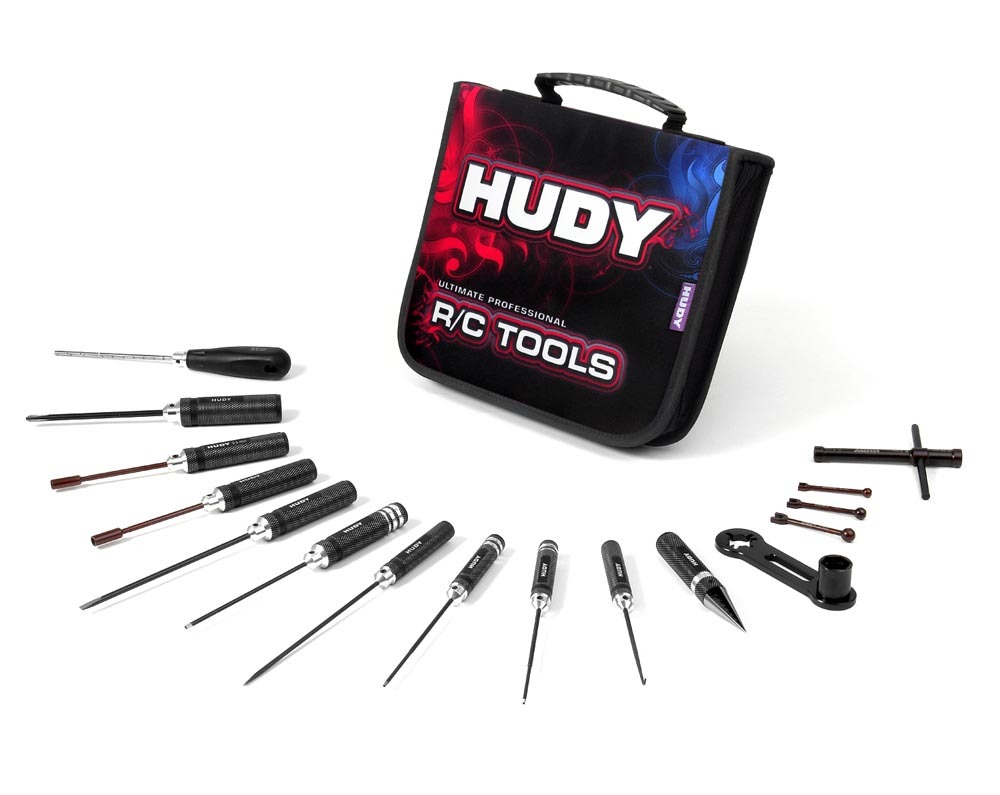 Hudy Tools and Bag Set 1/8 Offroad #190003 1 Hudy Tools and Bag Set 1/8 Offroad #190003