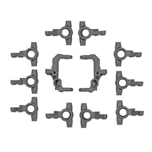 Steering and Caster Blocks V2 FT Carbon #71214 Team Associated