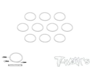 T-Work's Shim Washer 13x0.1mm (10) #TA-097-13