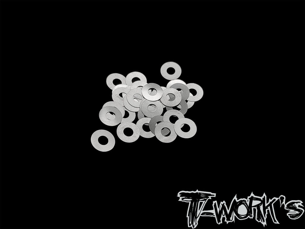 T-Work's Distanzscheibe 3,5 x 0,2 mm (30) #TA-098-3.5 1 T-Work's Shim Washer 3.5x0.2mm (30) #TA-098-3.5