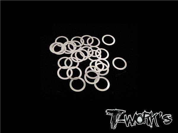T-Work's Shim-Scheiben 6x0,2 mm (30) #TA-098-6 1 T-Work's Shim Washer 6x0.2mm (30) #TA-098-6