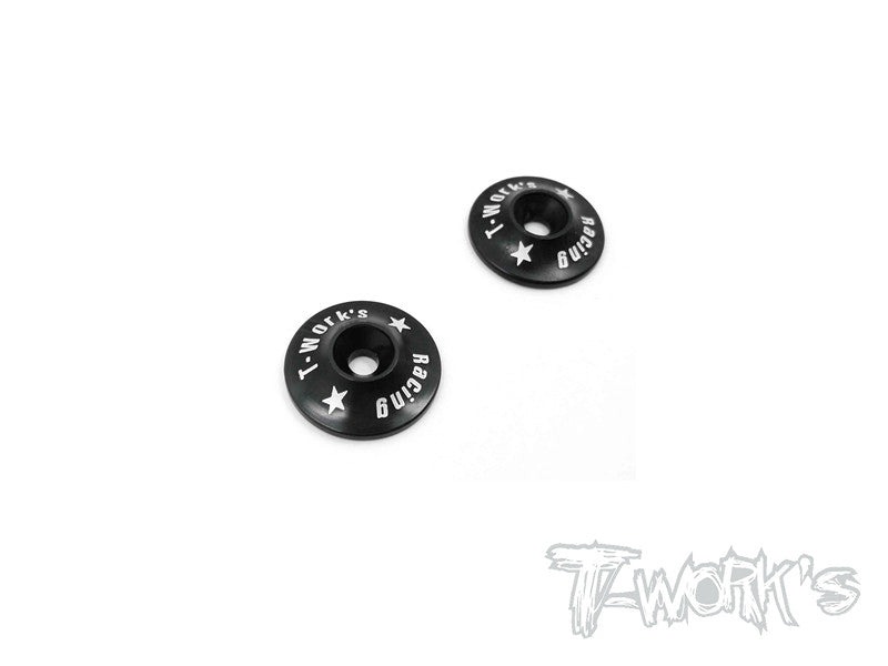 T-Work's Wing Washer Alu Black #TW-TO-004BK 1 T-Work's Wing Washer Alu Black #TW-TO-004BK