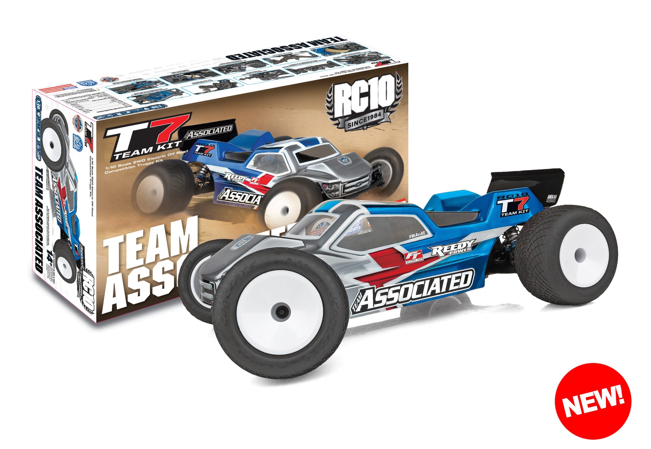 Team Associated RC10T7 Team Associated RC10T7 - 1:10 2wd Stadium Truck Team Kit 19 Team Associated RC10T7 - 1:10 2wd Stadium Truck Team Kit