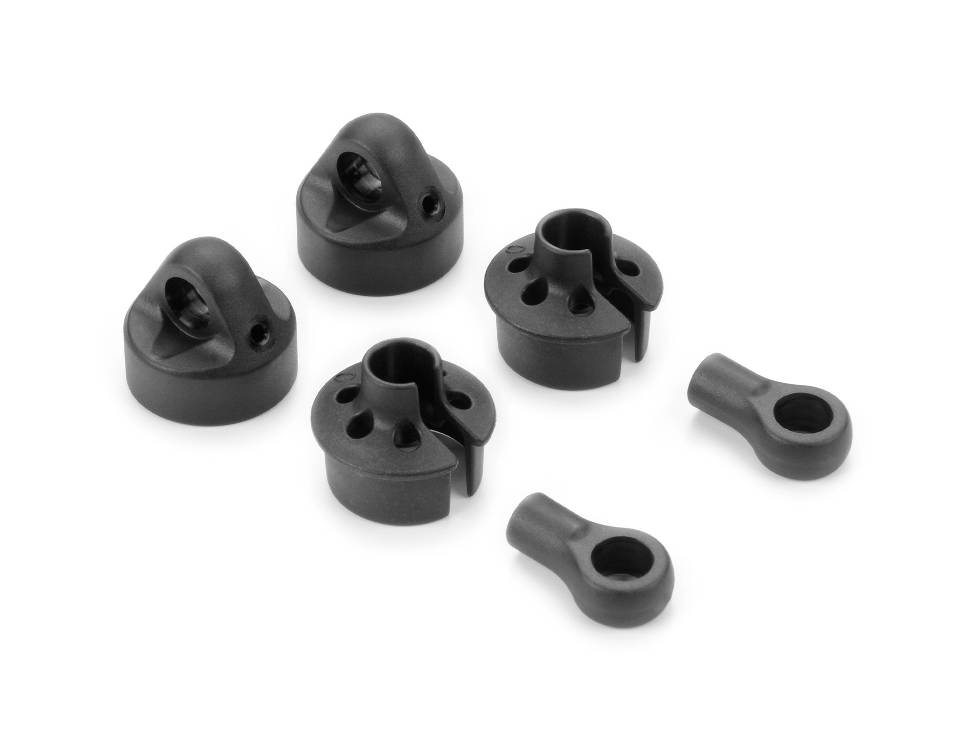 Xray Composite Short Shock Cap - Spring Collar and Ball Joint - Big Bore (2) #368014-S 1 Xray Composite Short Shock Cap - Spring Collar and Ball Joint - Big Bore (2) #368014-S
