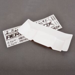 Wing Rear White 1.5mm Pre-Cut #AX022 Aerox RC