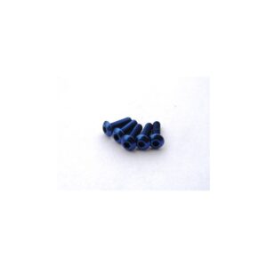 Hiro Seiko BHCS M3x5mm screws (5) - Aluminium - Y-Blue
