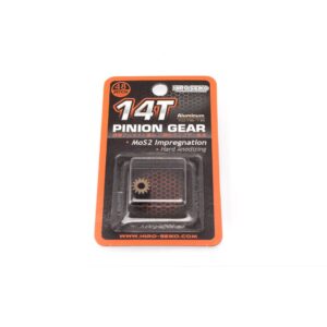 Hiro Seiko 14T 48dp Alu Pinion Gear Hard Coated (MoS2) #HS-48230