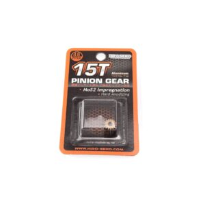 Hiro Seiko 15T 48dp Alu Pinion Gear Hard Coated (MoS2) #HS-48231