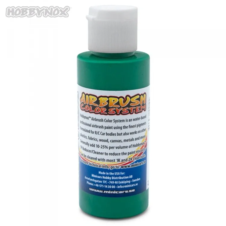 Aerograafi värv Solid Green 60ml #HN22110 Hobbynox