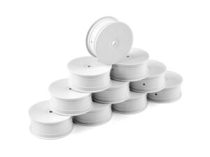 Hudy Wheels Front 4wd 1/10 Offroad White (10) #803231